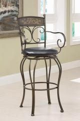 29" Decorative Metal Barstool in Bronze - 102585