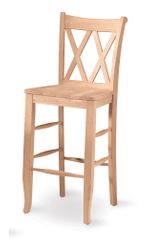 29" Double "X" Back Stool - S-203