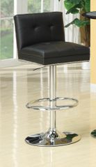29" Faux Leather Adjustable Height Barstool - 102552