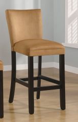 29 Inch Bar Chair (Set of 2) in Gold Ochre - Coaster