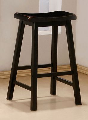 29 Inch Bar Stool (Set of 2) in Black - Coaster