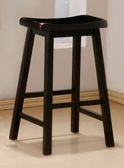 29 Inch Bar Stool (Set of 2) in Black - Coaster