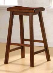 29 Inch Bar Stool (Set of 2) in Dark Walnut - Coaster