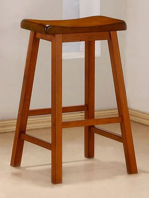 29 Inch Bar Stool (Set of 2) in Oak - Coaster