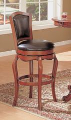 29 Inch Swivel Bar Stool in Cherry - Coaster