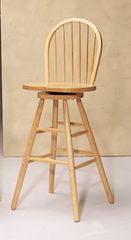 29 Inch Swivel Windsor Bar Stool in Natural - Coaster