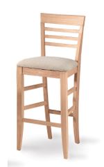 29" Roma Stool with Upholstered Seat - S-2013