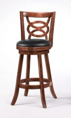 29" Swivel Bar Stool (Set of 2) in Cappuccino - Coaster - 101930-SET