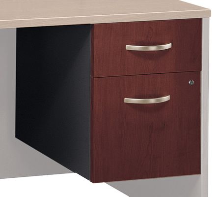 3/4 Pedestal (Assembled) - Series C Hansen Cherry Collection - Bush Office Furniture - WC24490SU
