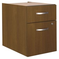3/4 Pedestal (Assembled) - Series C Warm Oak Collection - Bush Office Furniture - WC67590SU