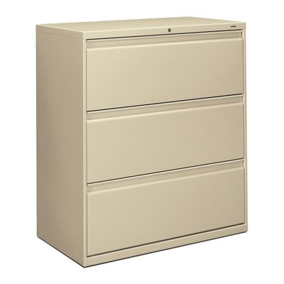 3-Drawer Lateral File W/Lock - Putty - HON883LL