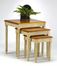 3-Piece Nesting Tables in Antique White and Cherry - Office Star - CC19
