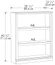 3 Shelf Bookcase in Rustic Oiled Oak - Sauder Furniture - 410372