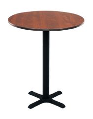 30" Round Caf height Lunchroom Table with Cain Metal "X" Base - ROF-TCB30RND