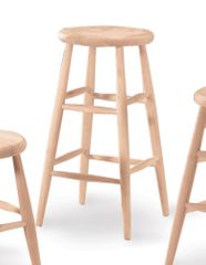 30" Scooped Seat Stool - 1S-830