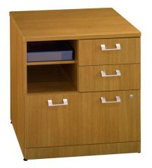 30" Storage File - Quantum Modern Cherry Collection - Bush Office Furniture - QT255FMC