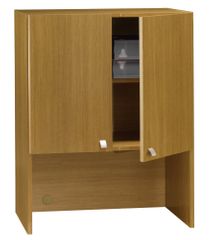 30" Storage Hutch - Quantum Modern Cherry Collection - Bush Office Furniture - QT231FMC