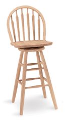 30" Windsor Arrowback Swivel Stool - S-613