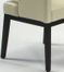 #312 Arm Chair in Cream Leather / Espresso - Armen Living - LC312ARCR