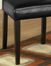 341 Side Chair (Set of 2) in Black Leather - Armen Living - LC341SIESBL-SET