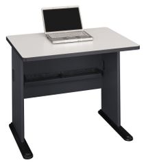 36" Desk - Series A Slate Collection - Bush Office Furniture - WC8436A