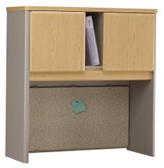 36" Hutch - Series A Light Oak Collection - Bush Office Furniture - WC64337