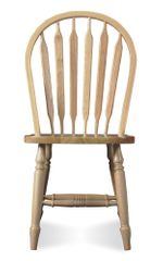 38" Windsor High Arrowback Chair with Turned Legs in Natural - C01-213