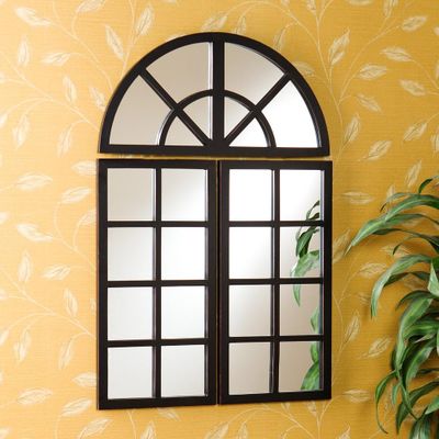 3pc Windowpane Mirror Set - Holly and Martin