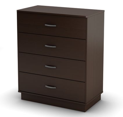 4-Drawer Chest in Chocolate - Logik - South Shore Furniture - 3359034