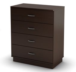 4-Drawer Chest in Chocolate - Logik - South Shore Furniture - 3359034