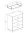 4-Drawer Chest in Chocolate - Logik - South Shore Furniture - 3359034