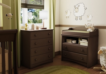 4-Drawer Chest in espresso - Angel - South Shore Furniture - 3559034