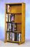 4 Row Dowel 120 Capacity DVD Cabinet Tower - 415-18