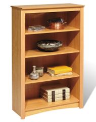 4 Shelf Bookcase in Maple - Sonoma Collection - Prepac Furniture - MDL-3248