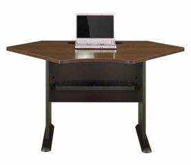 42" Corner Desk - Series A Walnut Collection - Bush Office Furniture - WC25542