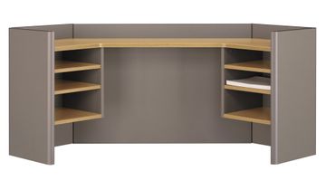 42" Corner Hutch - Series A Light Oak Collection - Bush Office Furniture - WC64343