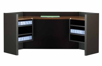 42" Corner Hutch - Series A Walnut Collection - Bush Office Furniture - WC25543
