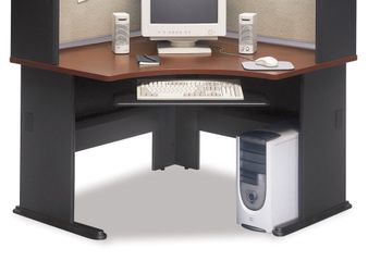 48" Corner Desk - Series A Hansen Cherry Collection - Bush Office Furniture - WC90466A