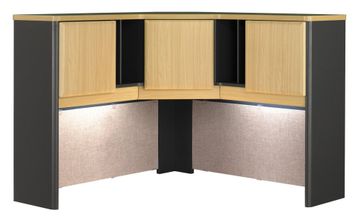 48" Corner Hutch - Series A Beech Collection - Bush Office Furniture - WC14367