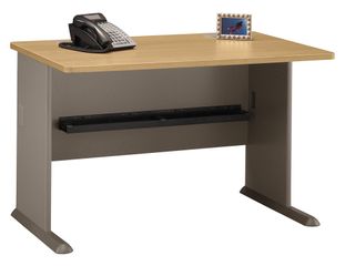 48" Desk - Series A Light Oak Collection - Bush Office Furniture - WC64348