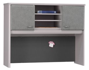 48" Hutch - Series A Pewter Collection - Bush Office Furniture - WC14549