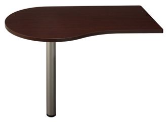 48" Left Peninsula - Quantum Harvest Cherry Collection - Bush Office Furniture - QT7455CS