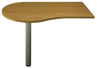 48" Left Peninsula - Quantum Modern Cherry Collection - Bush Office Furniture - QT7455MC