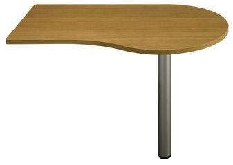 48" Right Peninsula - Quantum Modern Cherry Collection - Bush Office Furniture - QT7465MC