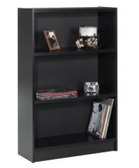 48" Tall Bookcase in Black - Essentials Collection - Nexera Furniture - 731106