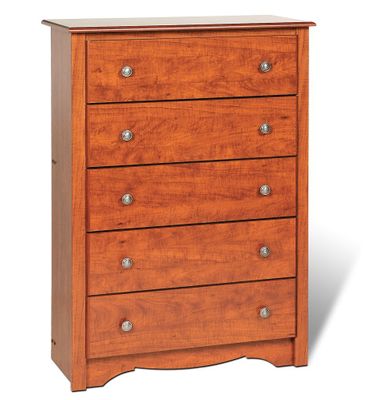 5 Drawer Chest in Cherry - Monterey Collection - Prepac Furniture - CDC-3345