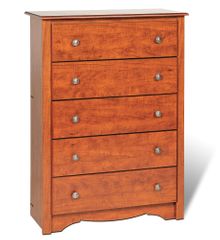 5 Drawer Chest in Cherry - Monterey Collection - Prepac Furniture - CDC-3345