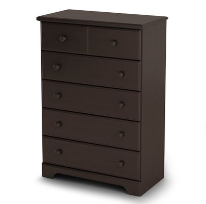 5-Drawer Chest in Chocolate - Summer Breeze - South Shore Furniture - 3219035
