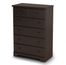 5-Drawer Chest in Chocolate - Summer Breeze - South Shore Furniture - 3219035