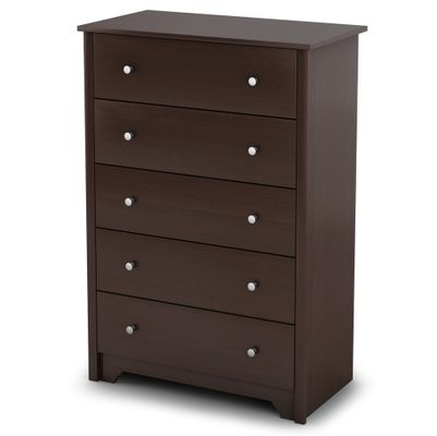 5-Drawer Chest in Chocolate - Vito - South Shore Furniture - 3119035